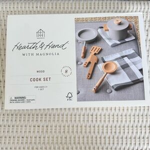 HEARTH & HAND with Magnolia KIDS 8 Piece Wood COOK SET Target New In Box